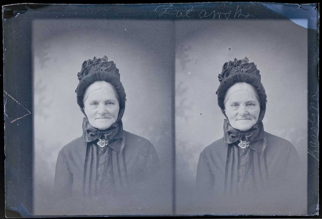 Karolina Żuławska (?), portrait, 1870–1879